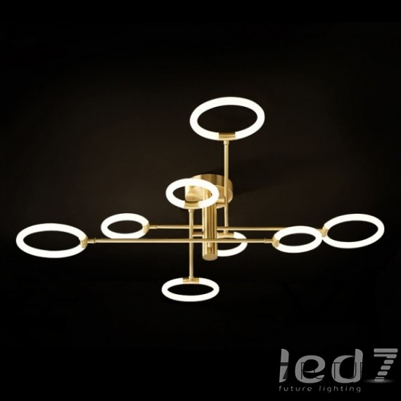 Loft Industry Modern - Rings Brass Jet