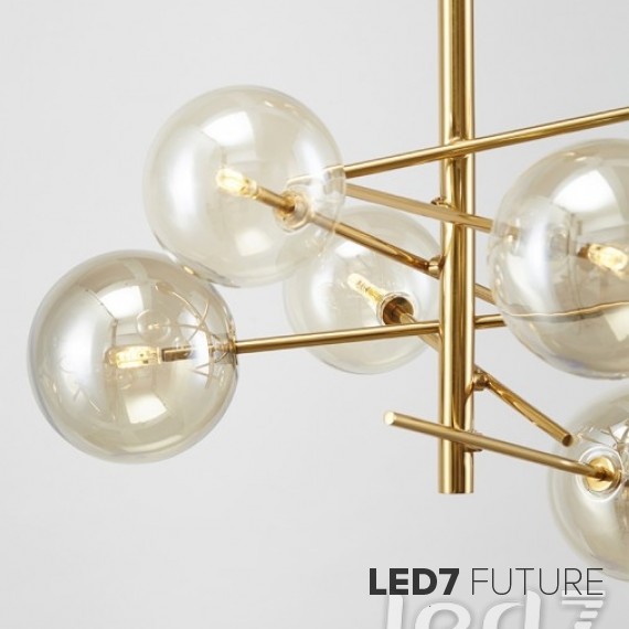 Loft Industry Modern - Bubbles Chandelier V2