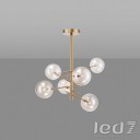 Loft Industry Modern - Bubbles Chandelier V2