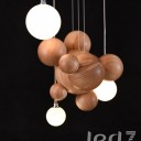 Wood Design - Wooden Balls Chandelier