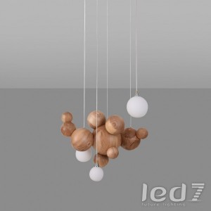 Wood Design - Wooden Balls Chandelier