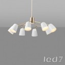 Loft Industry Modern - Bell Black Chandelier