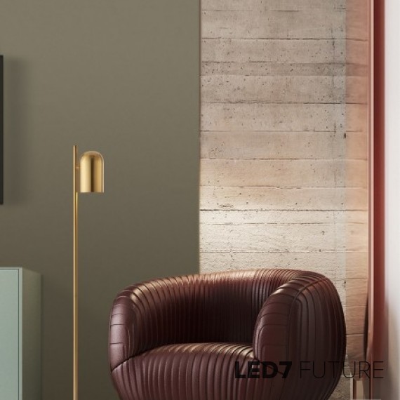 Loft Industry Modern - Gold Molten Floor