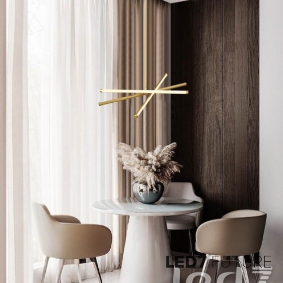 Loft Industry Modern - Sticky Gold Chandelier