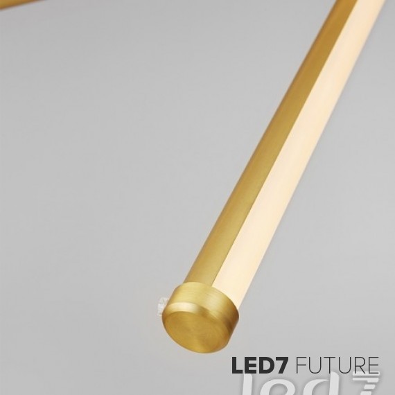 Loft Industry Modern - Sticky Gold Chandelier