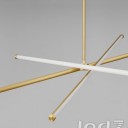 Loft Industry Modern - Sticky Gold Chandelier