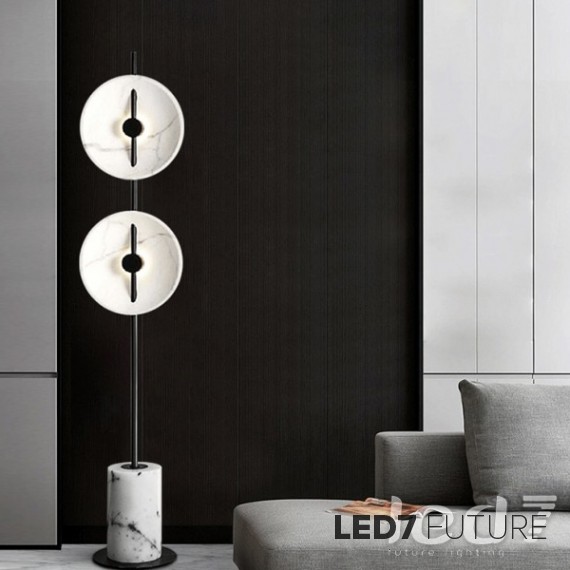 Loft Industry Modern - Marble X Floor Light