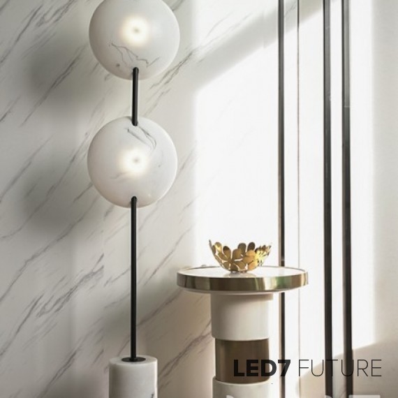 Loft Industry Modern - Marble X Floor Light