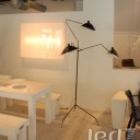 Serge Mouille Standing Lamp Three Arm