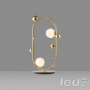 Loft Industry Modern - Gold Bubbles Neoform Table V2