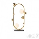 Loft Industry Modern - Gold Bubbles Neoform Table V2