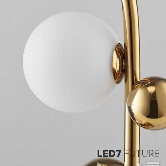 Loft Industry Modern - Gold Bubbles Neoform Table V2