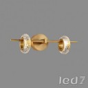 Loft Industry Modern - Gold Ring Diamond Wall