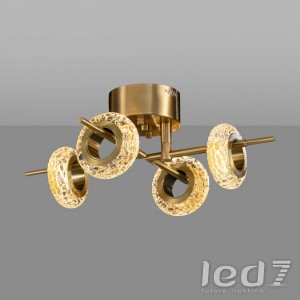 Loft Industry Modern - Gold Ring Diamond Top