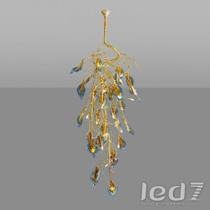 Ritz - Stripes Glass Chandelier