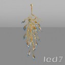 Ritz - Stripes Glass Chandelier