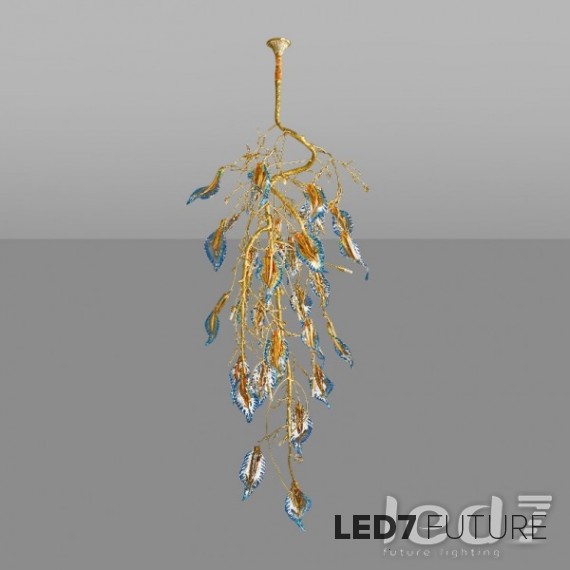 Ritz - Stripes Glass Chandelier