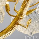 Ritz - Stripes Glass Chandelier V2