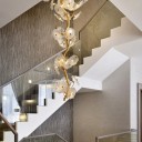 Ritz - Stripes Glass Chandelier V2