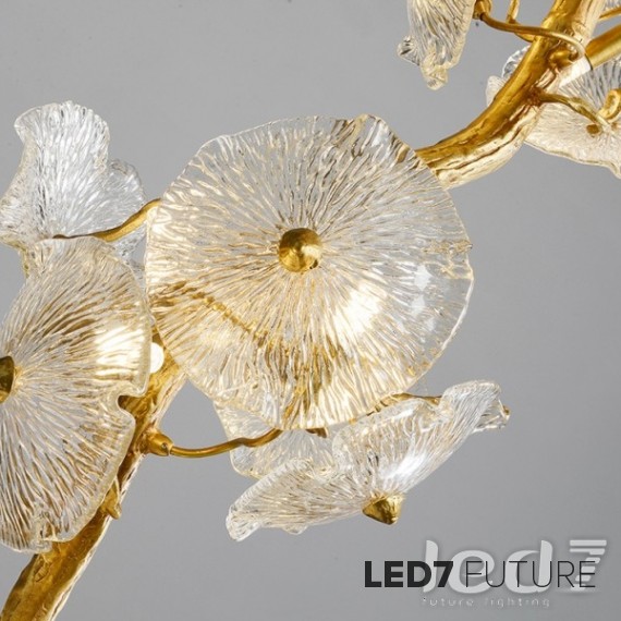 Ritz - Stripes Glass Chandelier V2