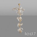Ritz - Stripes Glass Chandelier V2