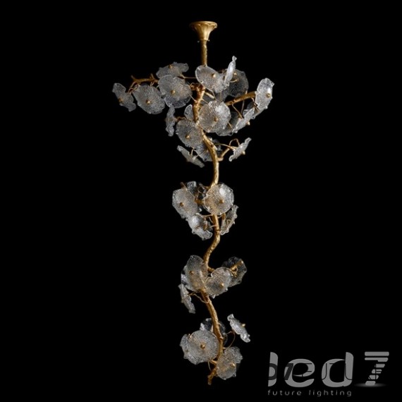 Ritz - Stripes Glass Chandelier V2