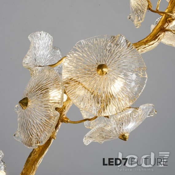 Ritz - Stripes Glass Chandelier V2
