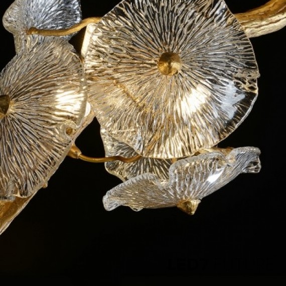 Ritz - Stripes Glass Chandelier V2