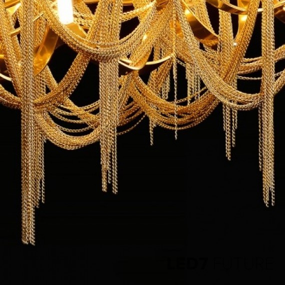 Ritz - Inside Out Chains Chandelier XL