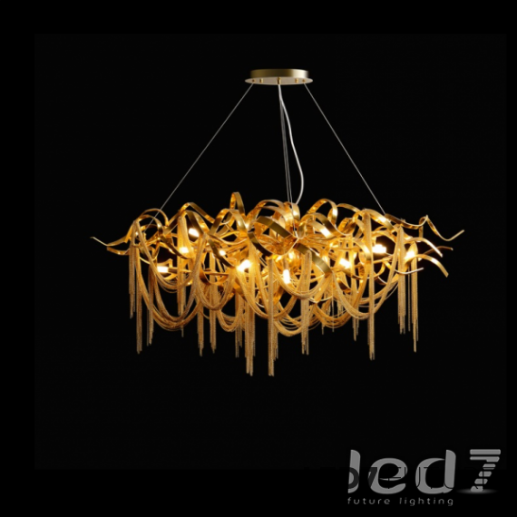 Ritz - Inside Out Chains Chandelier XL