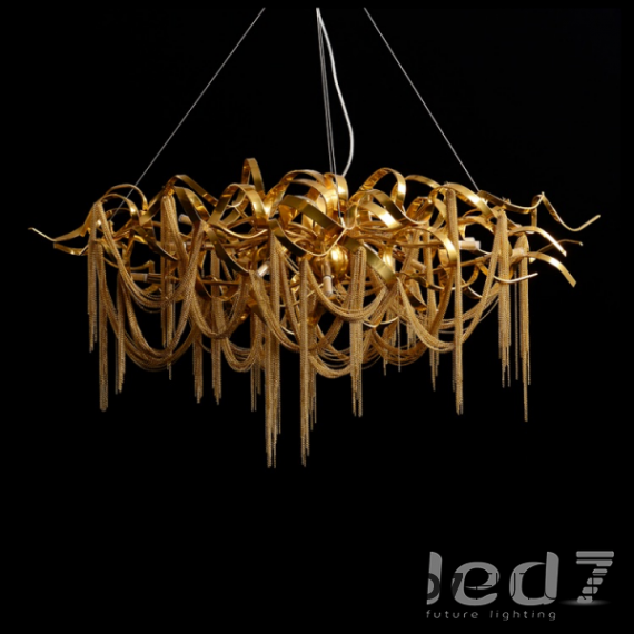 Ritz - Inside Out Chains Chandelier XL