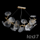 Ritz - Stripes Glass Chandelier V2 Line