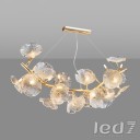 Ritz - Stripes Glass Chandelier V2 Line