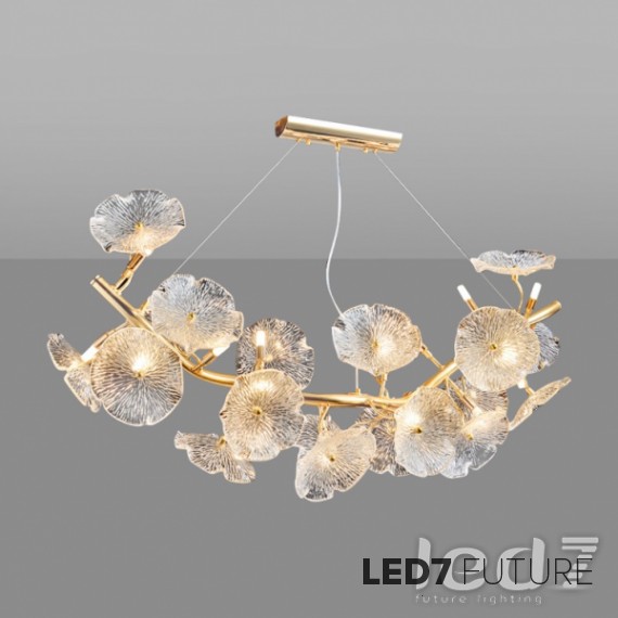 Ritz - Stripes Glass Chandelier V2 Line