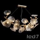 Ritz - Stripes Glass Chandelier V2 Line