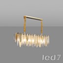 Loft Industry Modern - Blade Line Chandelier