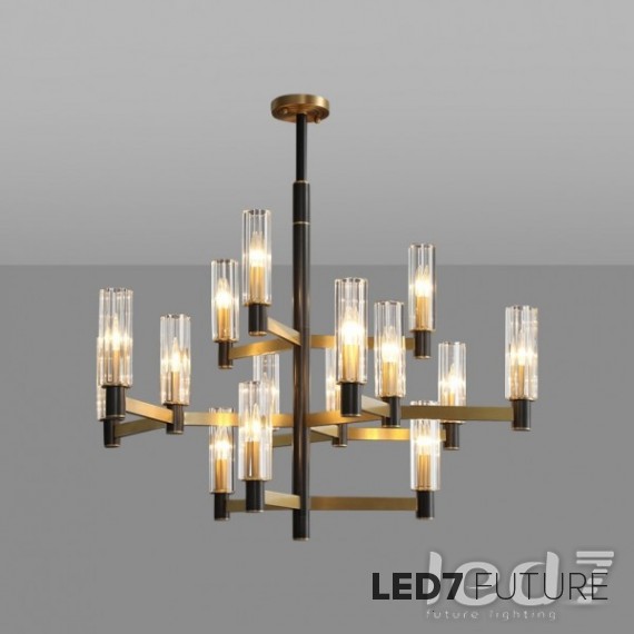 Loft Industry Modern - Lamar Queen Chandelier