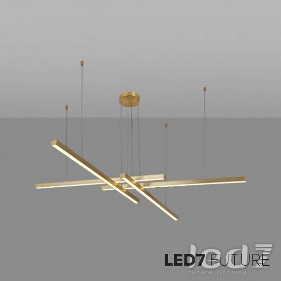 Loft Industry Modern - Cross Chandelier V2