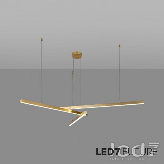 Loft Industry Modern - Cross Chandelier V2