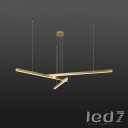 Loft Industry Modern - Cross Chandelier V2