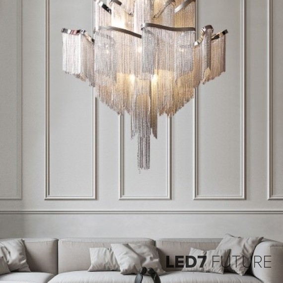 Loft Industry Modern - Stream Chandelier