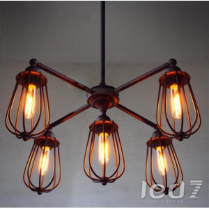 Loft Industry Cage2 Chandelier