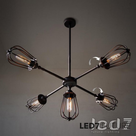 Loft Industry Cage2 Chandelier