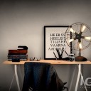 Loft Industry Fire Fan Table