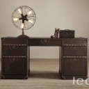 Loft Industry Fire Fan Table