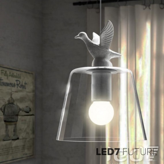 Loft Industry Glass Bird2