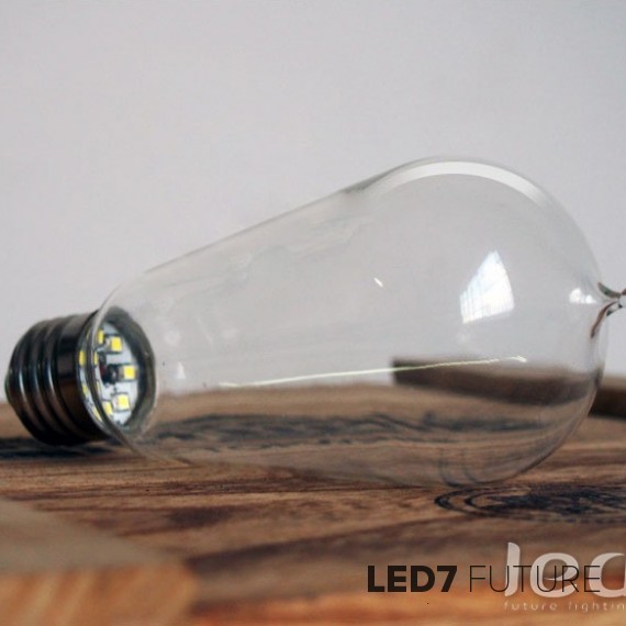 Ретро-лампа Loft Industry Oval ST58 Invisible Led
