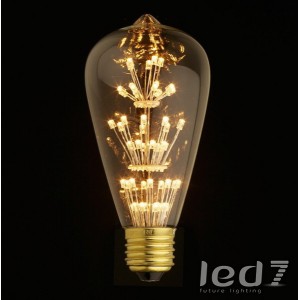 Ретро-лампа Loft Industry Oval ST64 Twinkle LED 