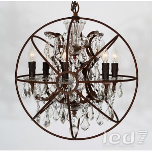 Loft Industry Gyro Crystal Chandelier