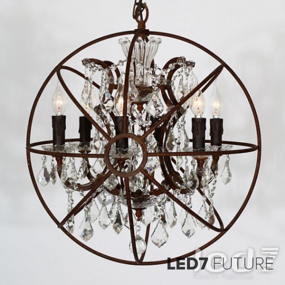 Loft Industry Gyro Crystal Chandelier